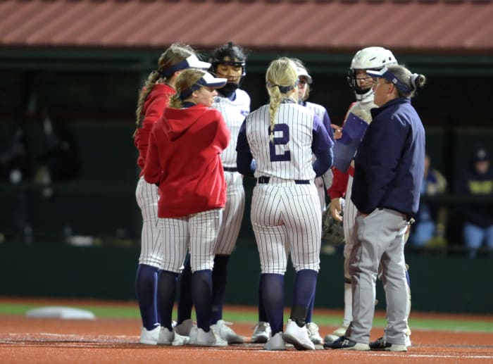 Montgomery Lake Creek Allen Texas softball Allen Tournament 022323 Brian McLean 23